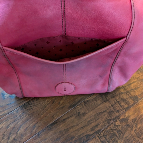 Fossil Madison crossbody bag, pink leather - Picture 9 of 16